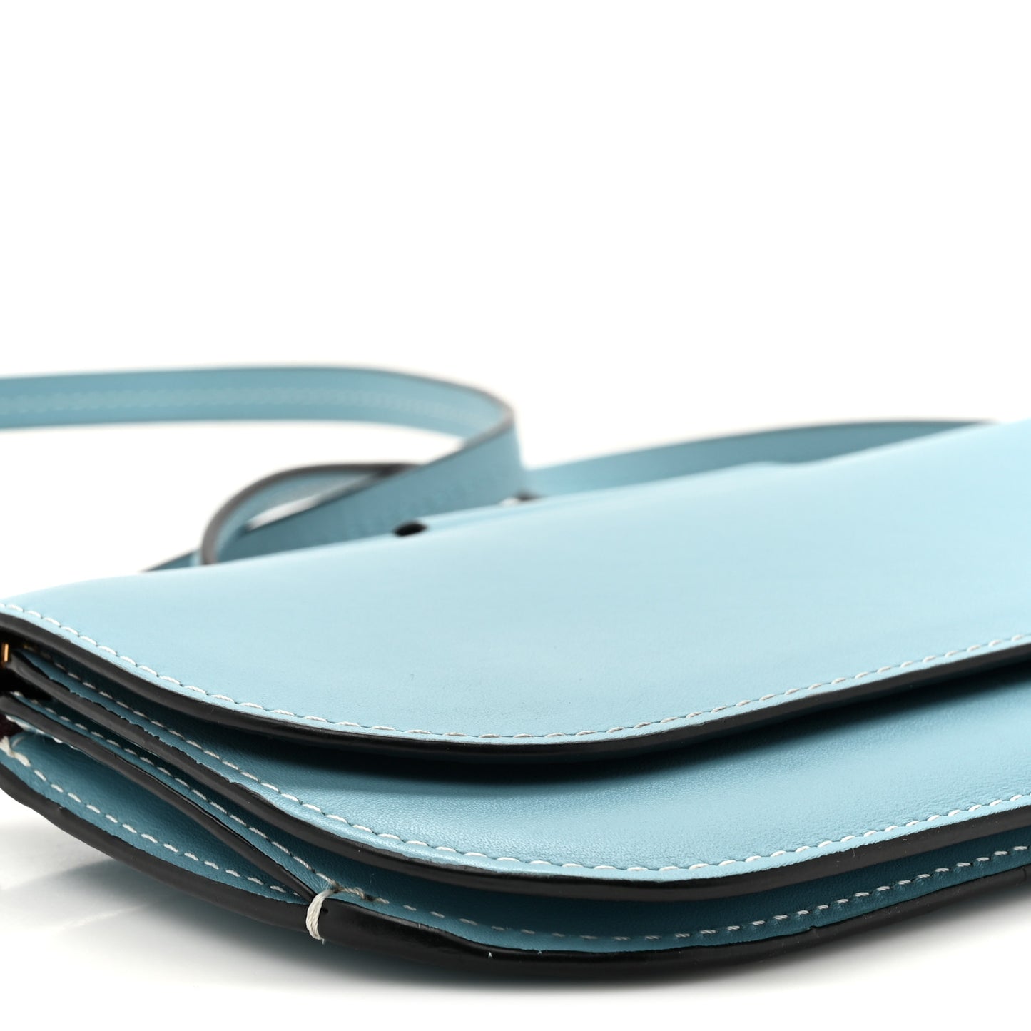 Smooth Calfskin Gate Pochette Light Blue
