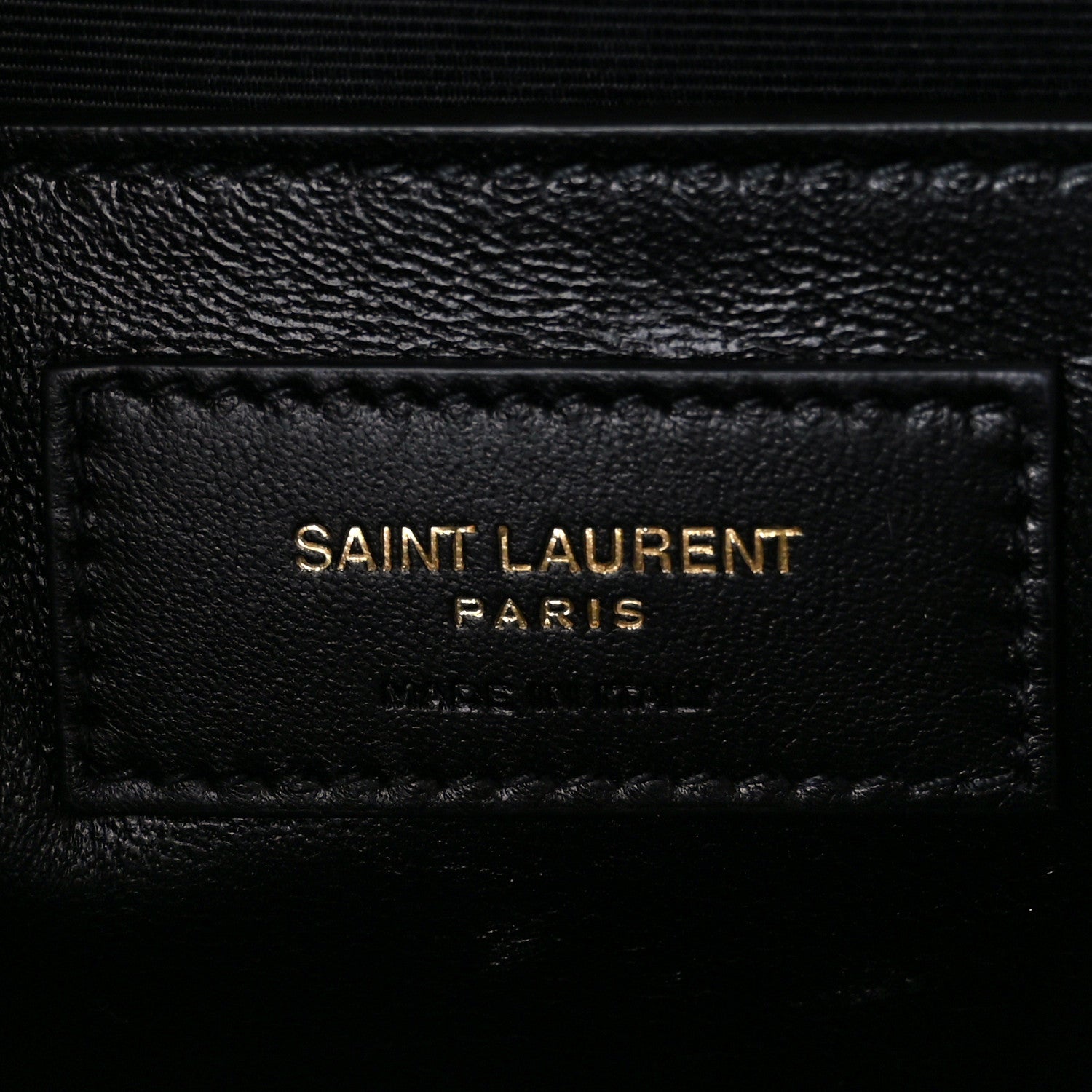 Saint Laurent Canvas Calfskin Mixed Matelasse Triquilt Medium Monogram Satchel Deeply Blue 7 of 11