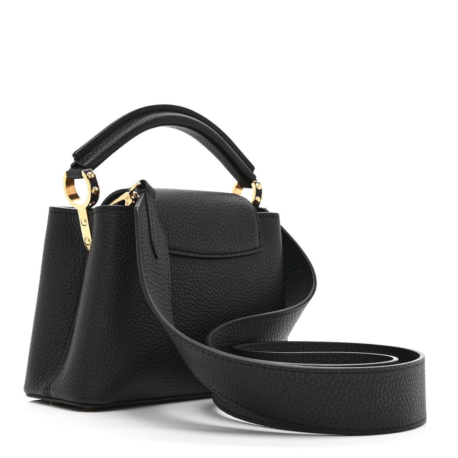 Louis Vuitton Taurillon Mini Capucines Black 3 of 9