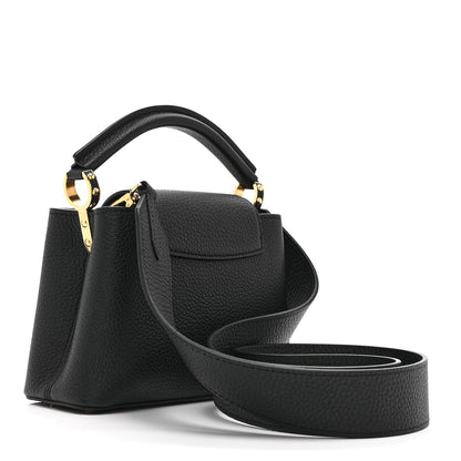 Louis Vuitton Taurillon Mini Capucines Black 3 of 9