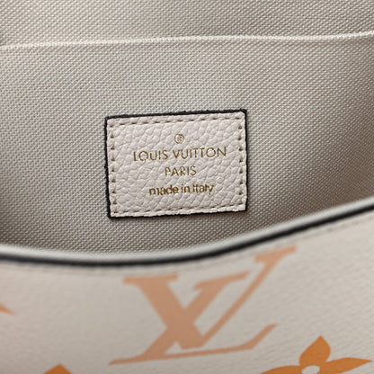 Louis Vuitton Empreinte Monogram Giant By The Pool Felicie Pochette Chain Wallet Cream Saffron 7 of 10