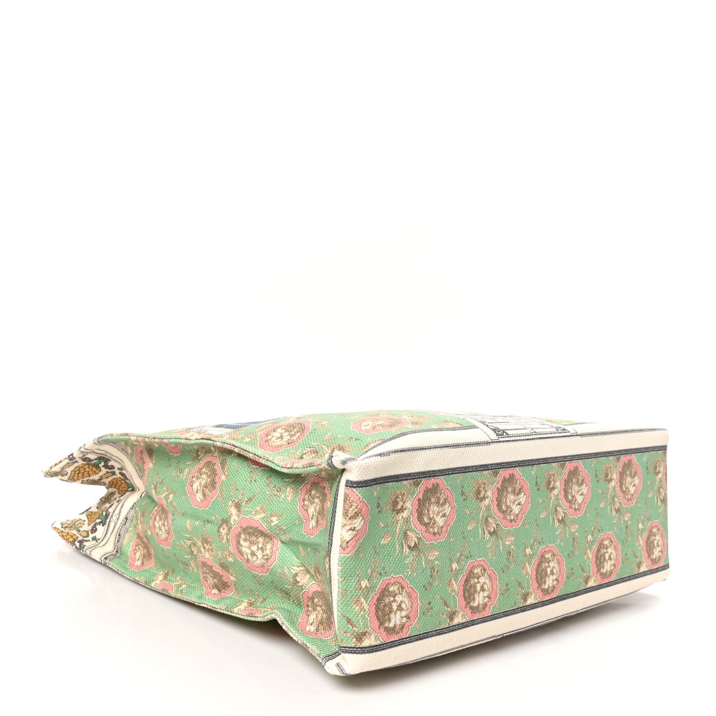 Canvas Botanical Garden Vertical Tote Multicolor