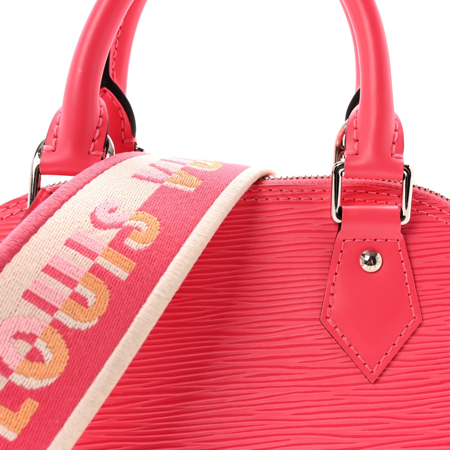 Louis Vuitton Epi Jacquard Alma BB Dragon Fruit 7 of 9