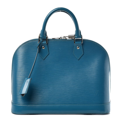 Louis Vuitton Epi Alma PM Cyan 1 of 16
