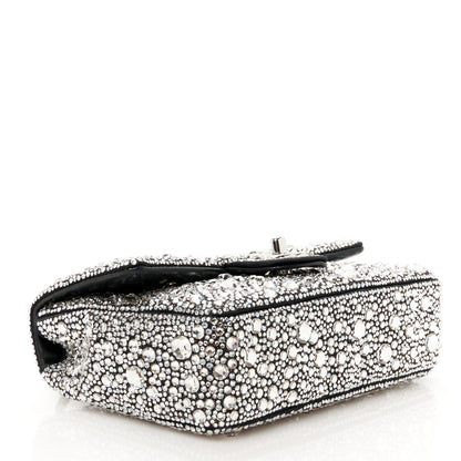Chanel Satin Strass Mini Flap Silvery 4 of 12