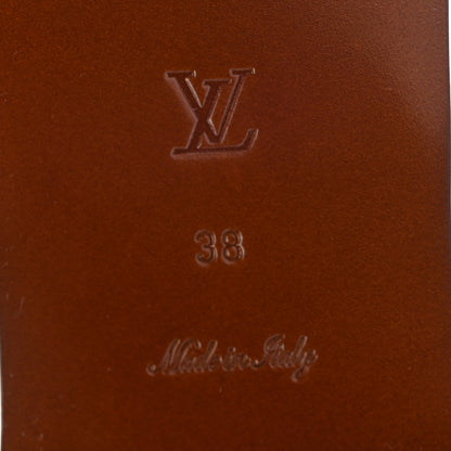 Louis Vuitton Monogram Game On Playful Flat Sandals 38 Brown 6 of 8