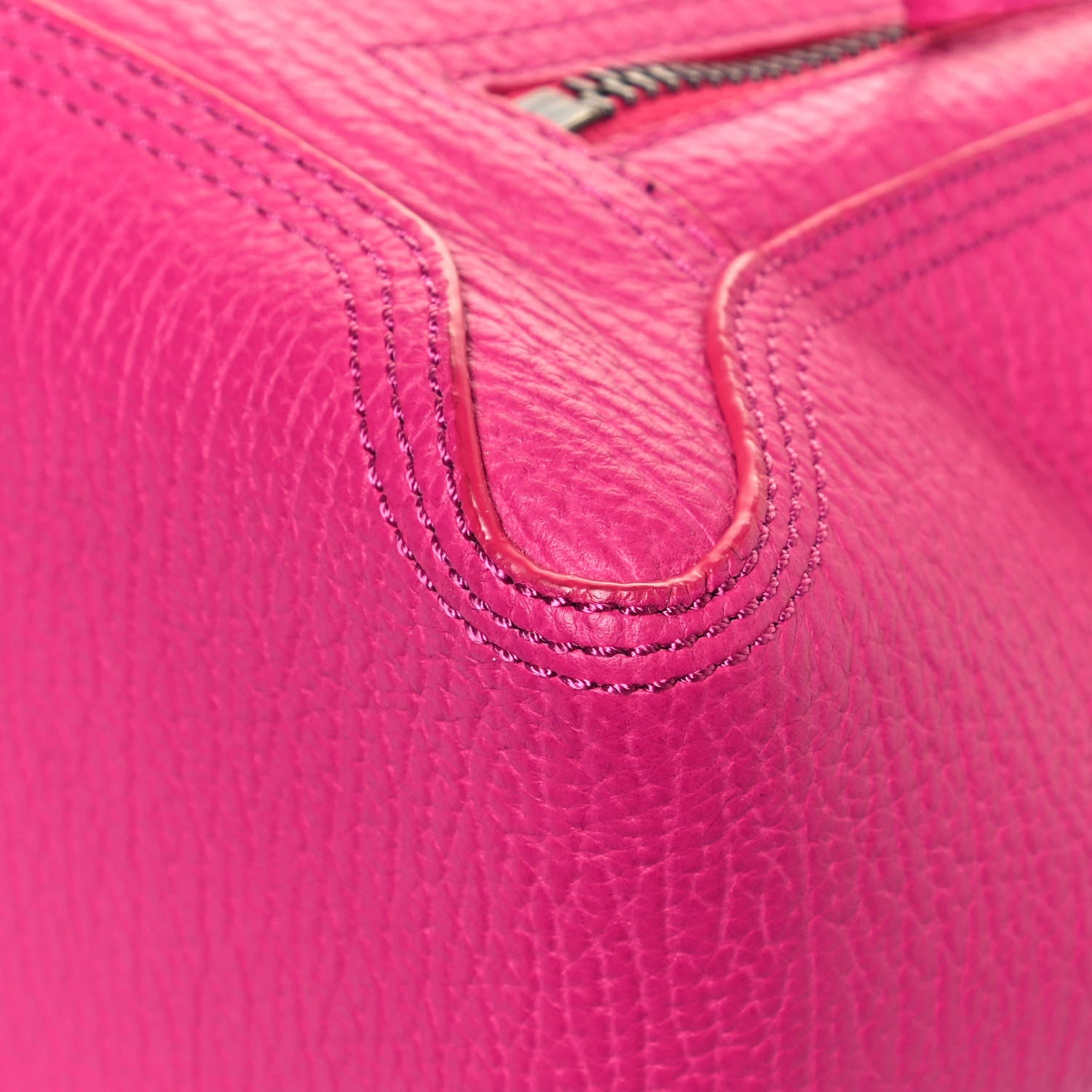 3.1 Phillip Lim Textured Calfskin Medium Pashli Satchel Bright Fuchsia 10 of 12