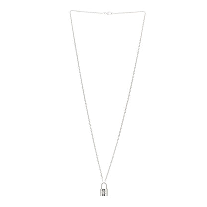 Louis Vuitton Sterling Silver Lockit Necklace 3 of 4
