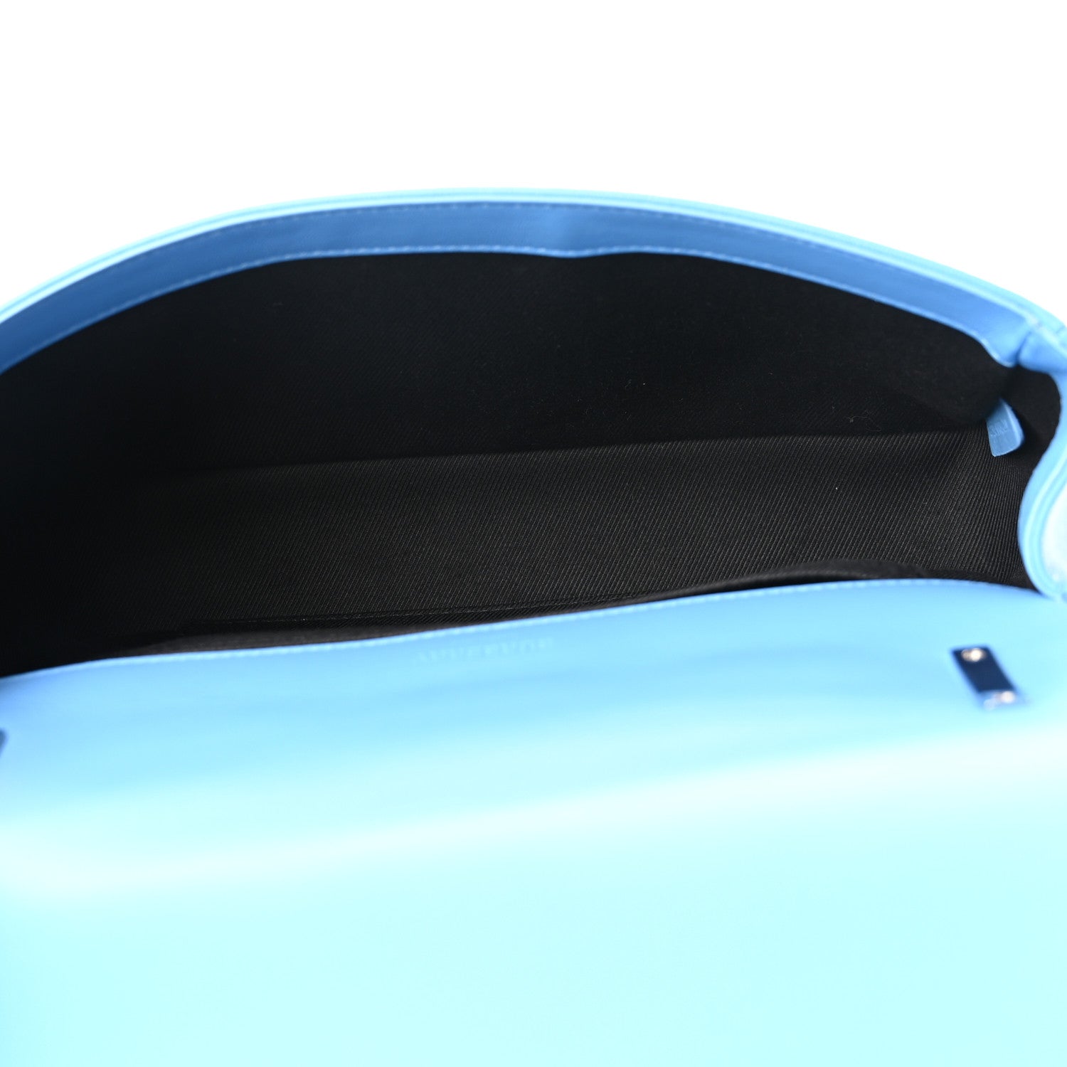 Burberry Lambskin Quilted Small Lola Bag Blue 4 of 10