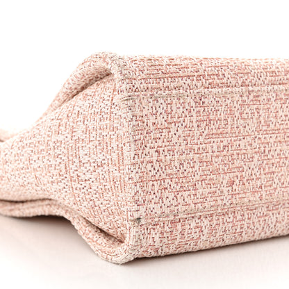 Chanel Mixed Fibers Calfskin Mini Deauville Tote Rose Pink 9 of 11