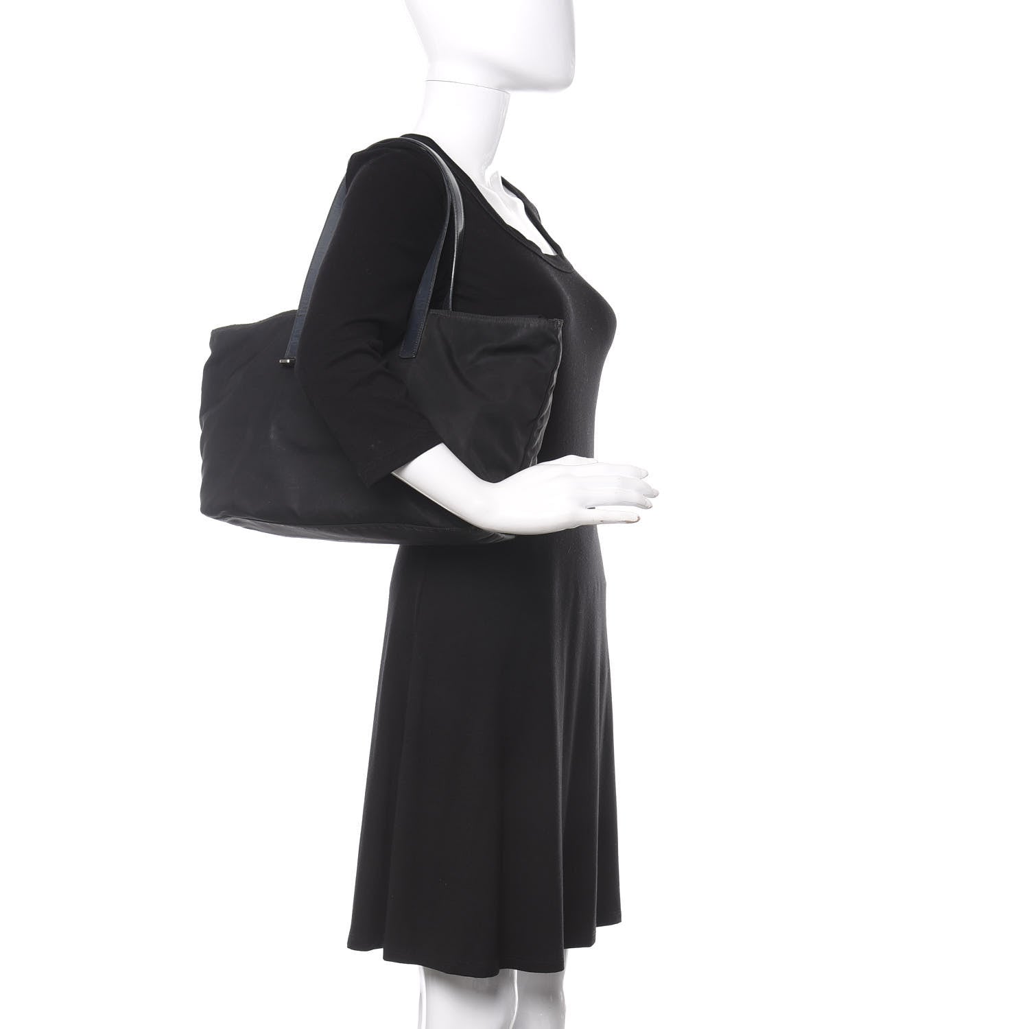 Prada Nylon Tessuto Vela Tote Black 2 of 20