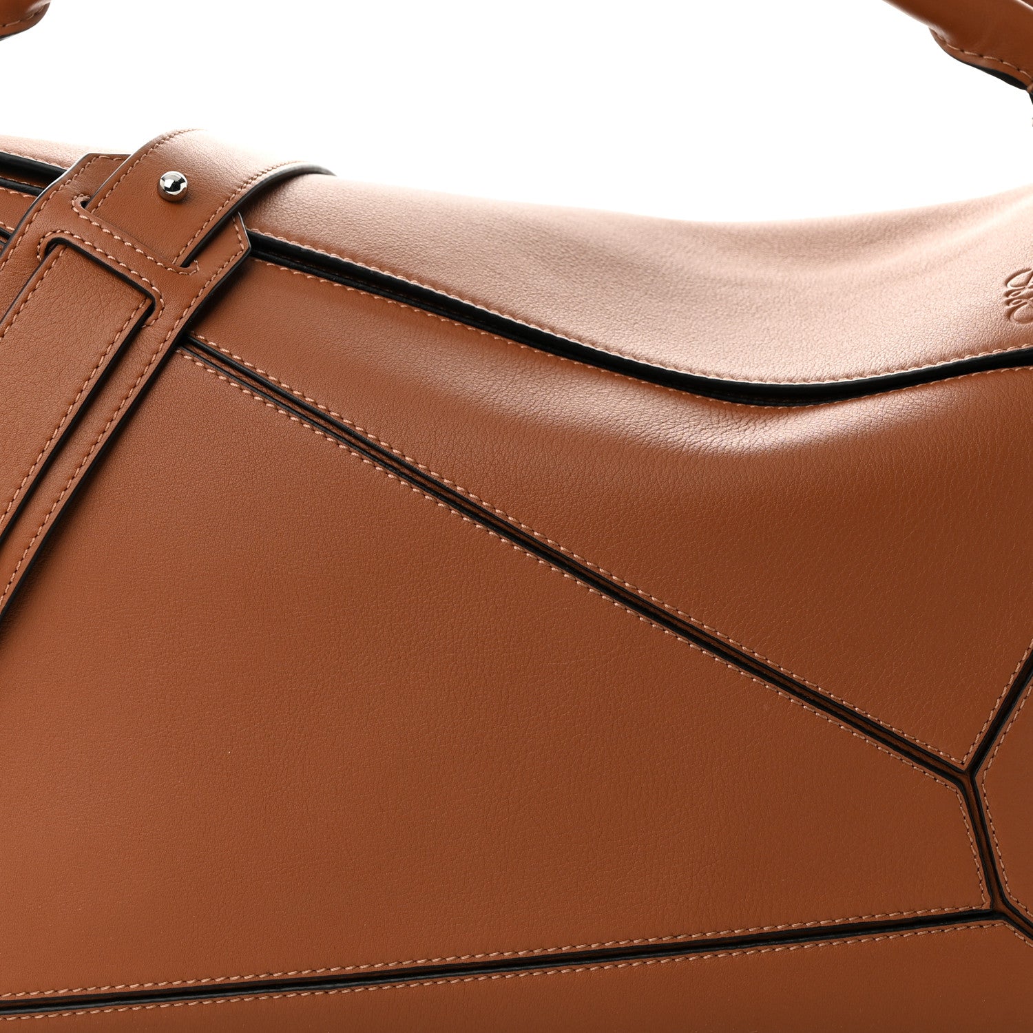 Loewe Calfskin Large Puzzle Bag Tan 7 of 9