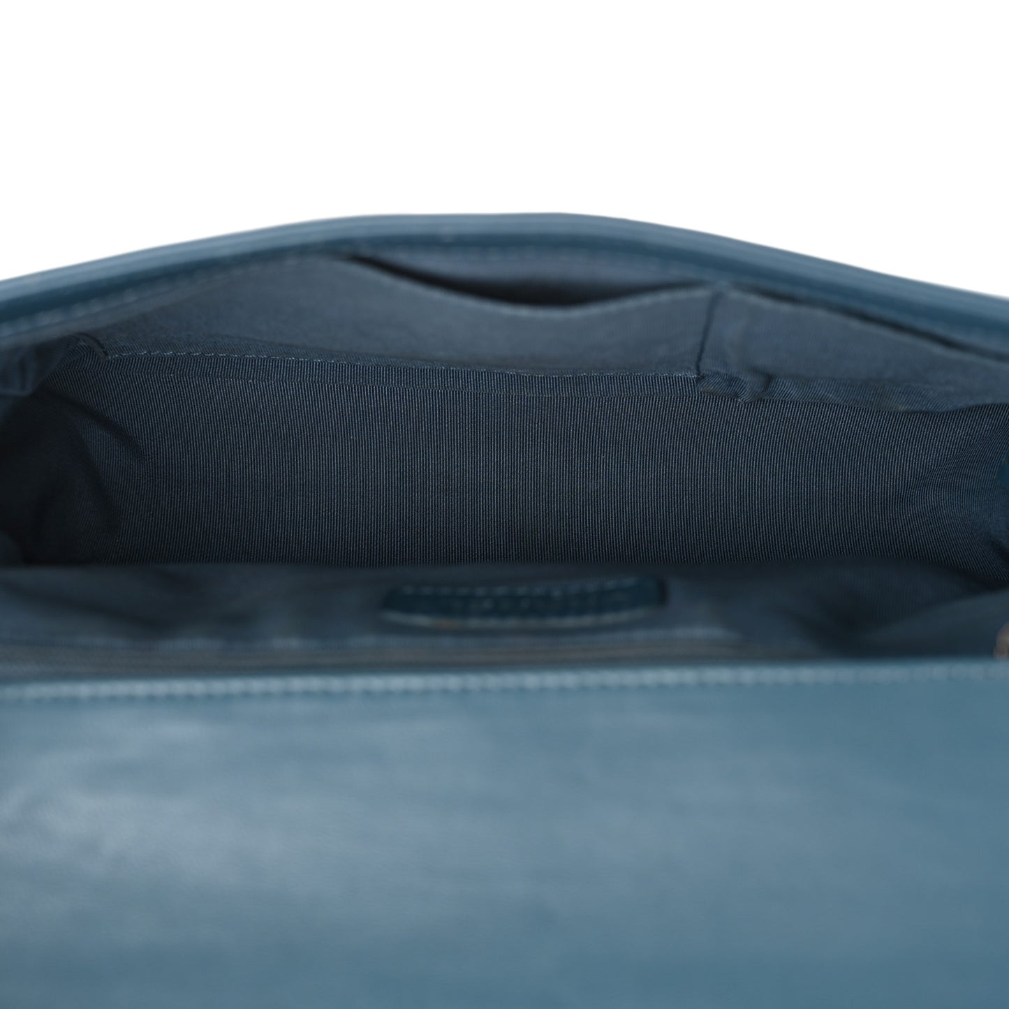Lambskin Quilted New Medium Boy Flap Dark Blue