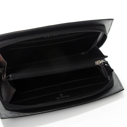 Chanel Patent Large CC Compact Zip Gusset Wallet Black 5 of 8