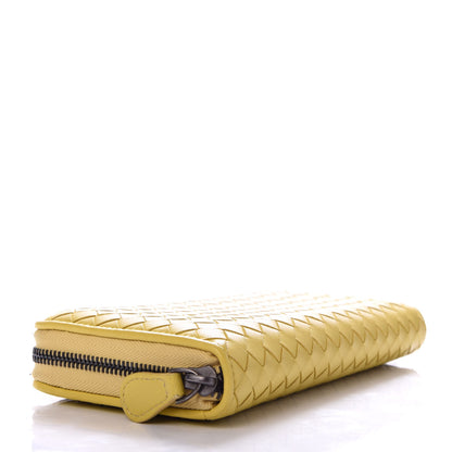 Bottega Veneta Nappa Intrecciato Zip Around Wallet Moutarde 4 of 7