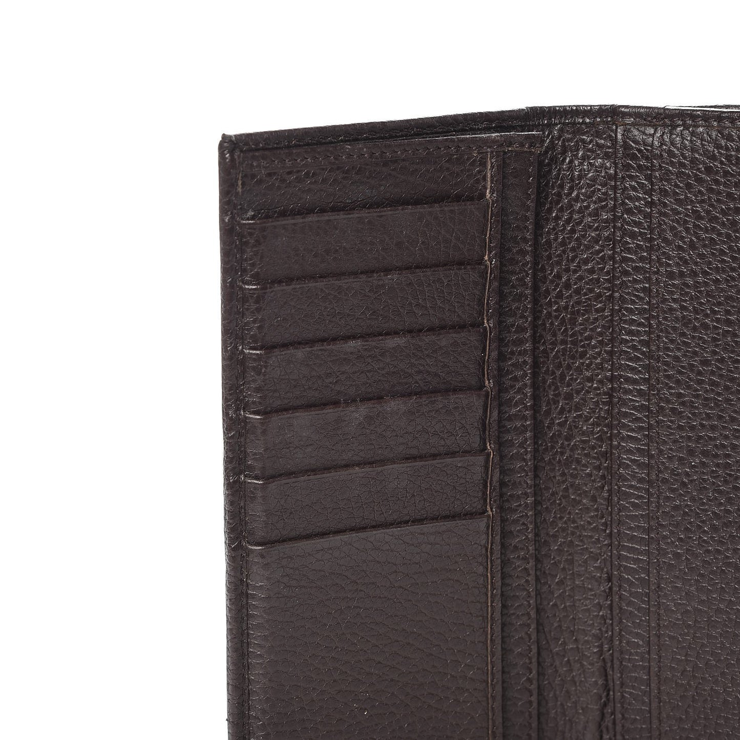 Canvas Monogram Calfskin Continental Wallet Brown