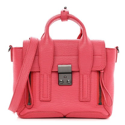 3.1 Phillip Lim Textured Calfskin Mini Pashli Satchel Bright Fuchsia 1 of 8