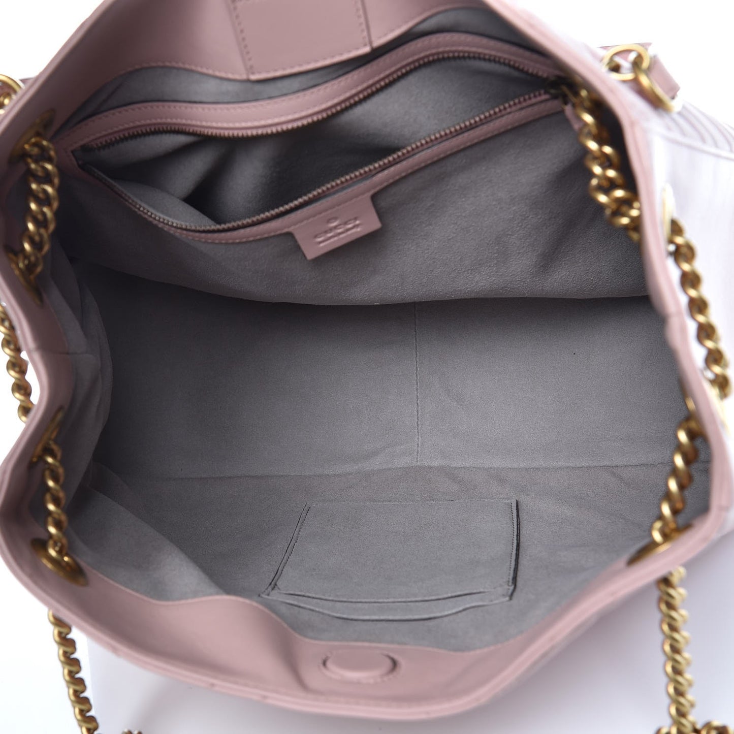 Calfskin Matelasse Medium GG Marmont Shoulder Tote Bag Perfect Pink