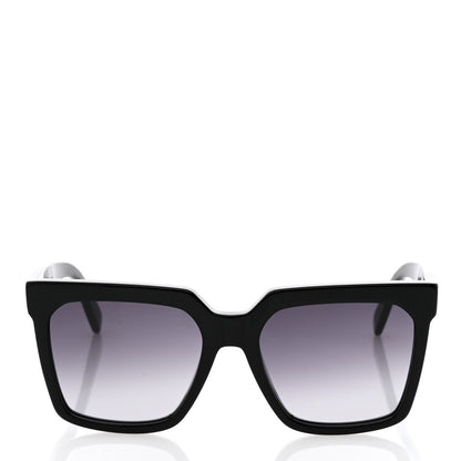 Celine Acetate Polarized Oversized Sunglasses CL4055IN Black 2 of 7