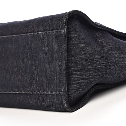 Chanel Denim Large Deauville Tote Dark Blue 14 of 15