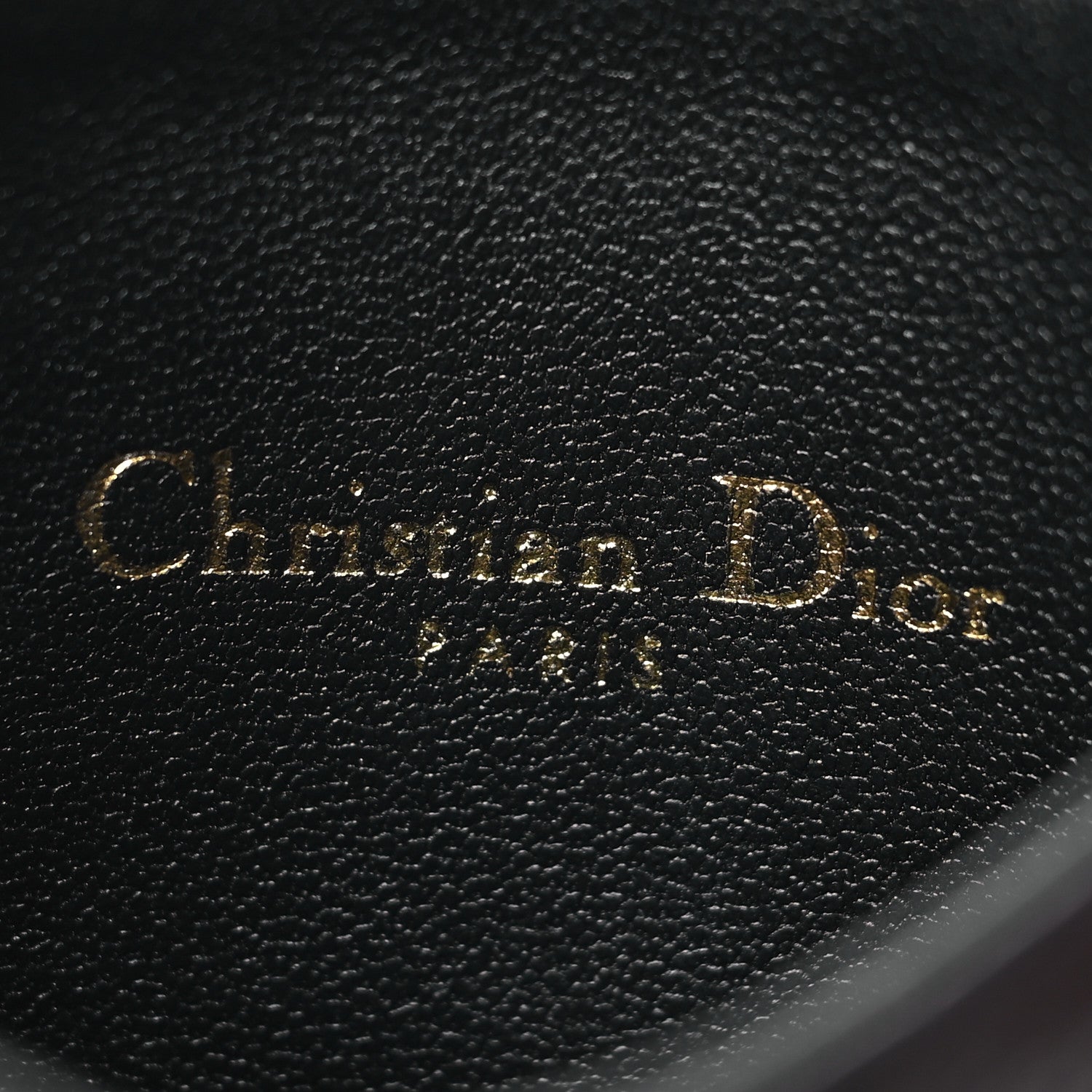 Christian Dior Supple Calfskin Cannage Caro Five-Slot Card Holder Black 6 of 11