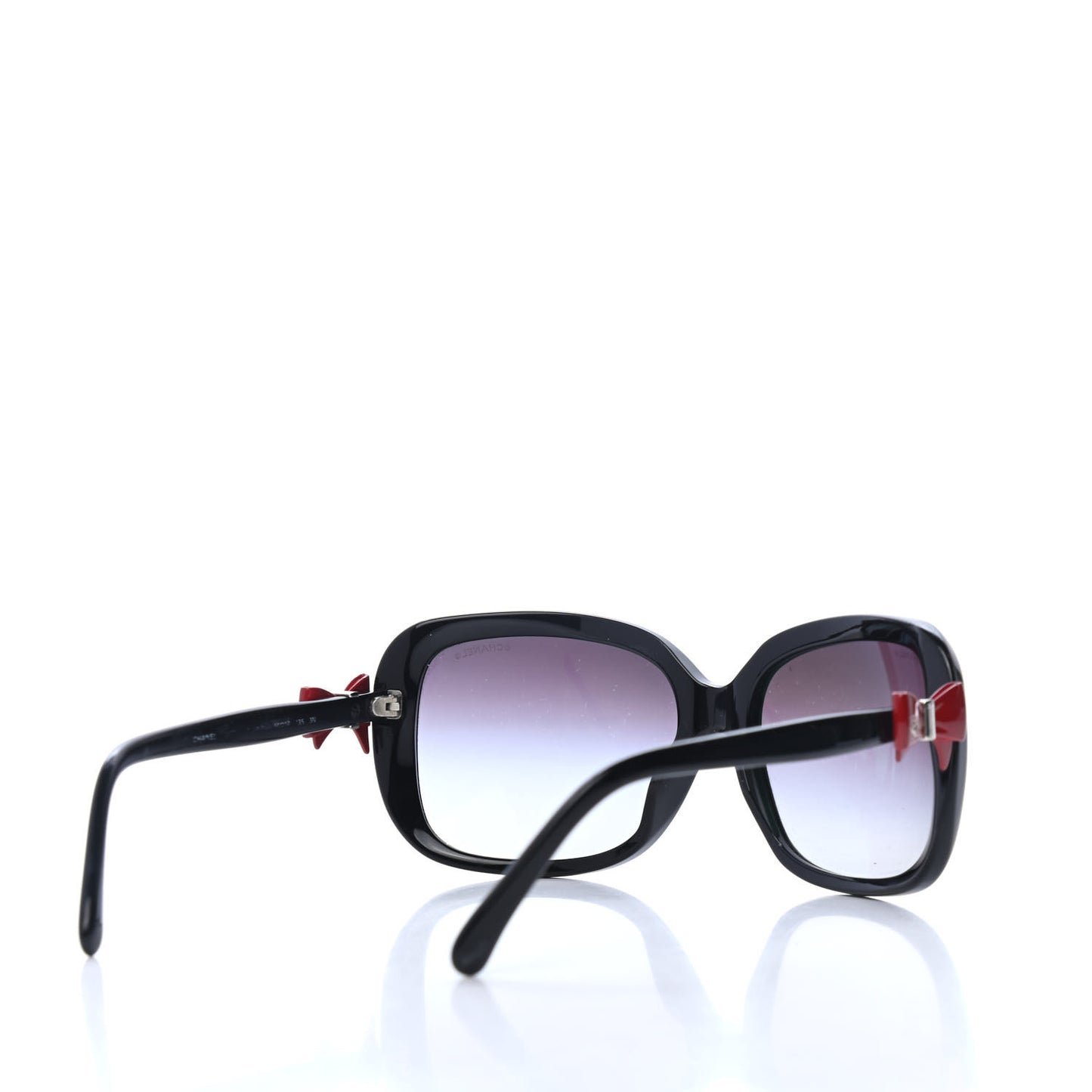 Acetate CC Bow Sunglasses 5171 Black Red