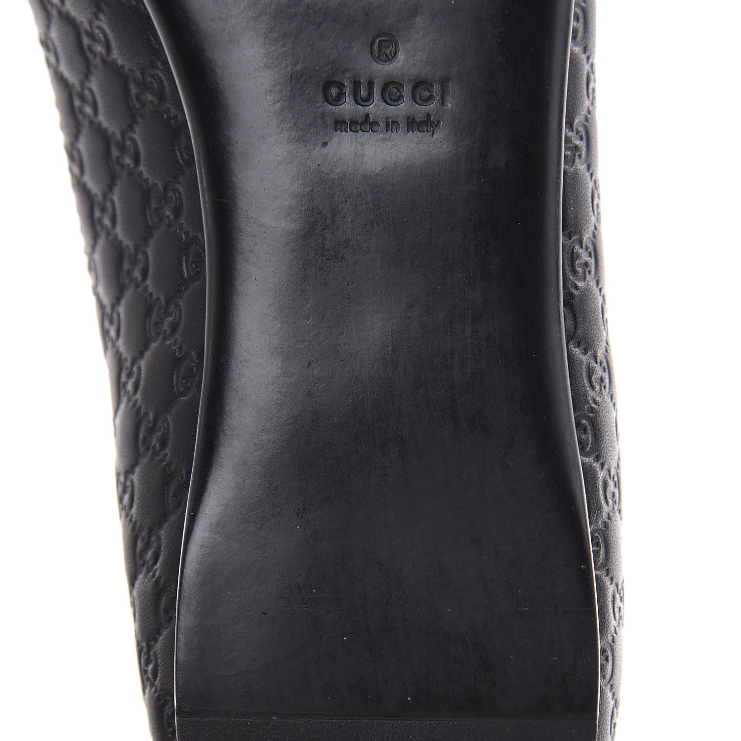 Gucci Microguccissima Flats 38.5 Black 10 of 11