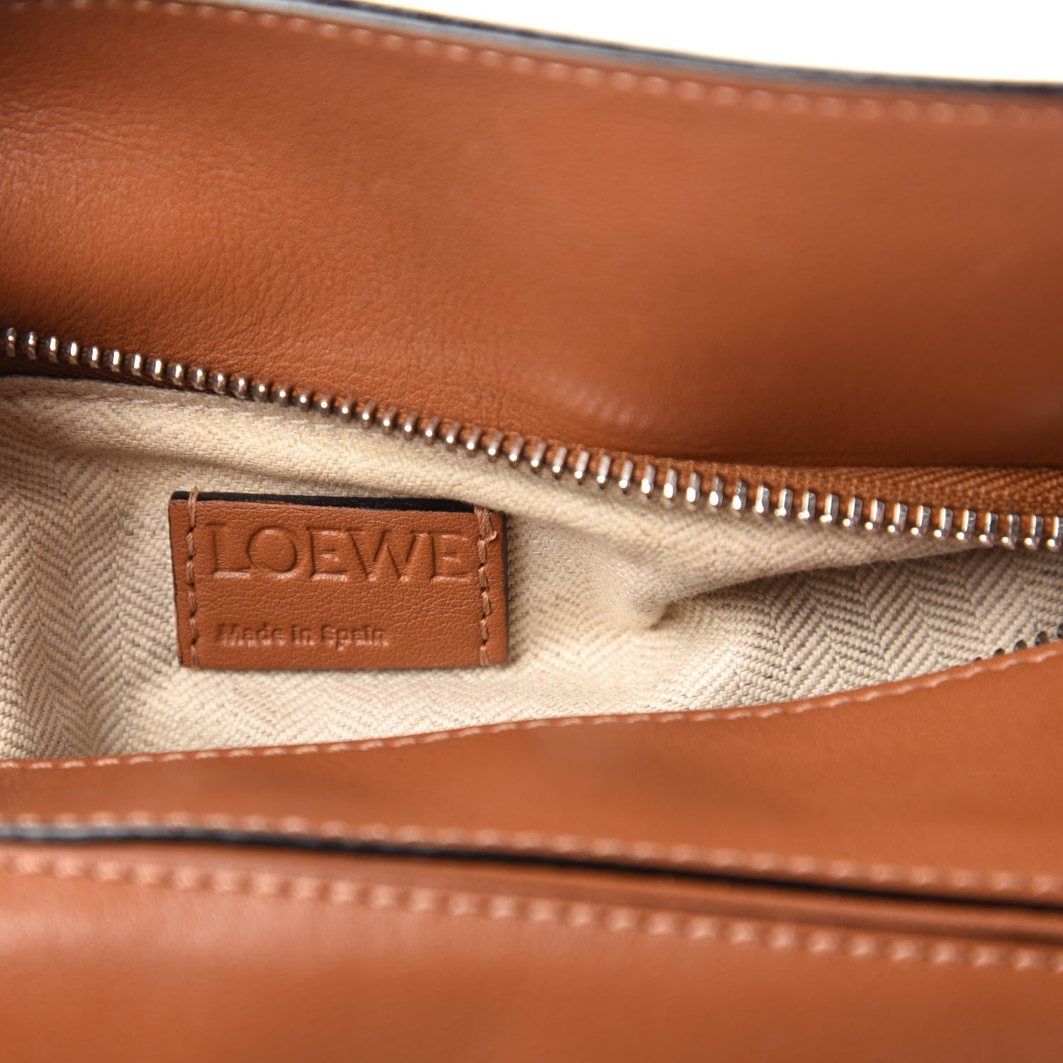 Loewe Calfskin Small Puzzle Bag Tan 8 of 9