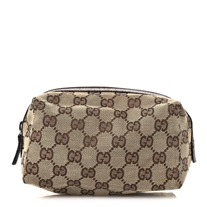 Gucci Monogram Large Cosmetic Case Brown 1 of 12