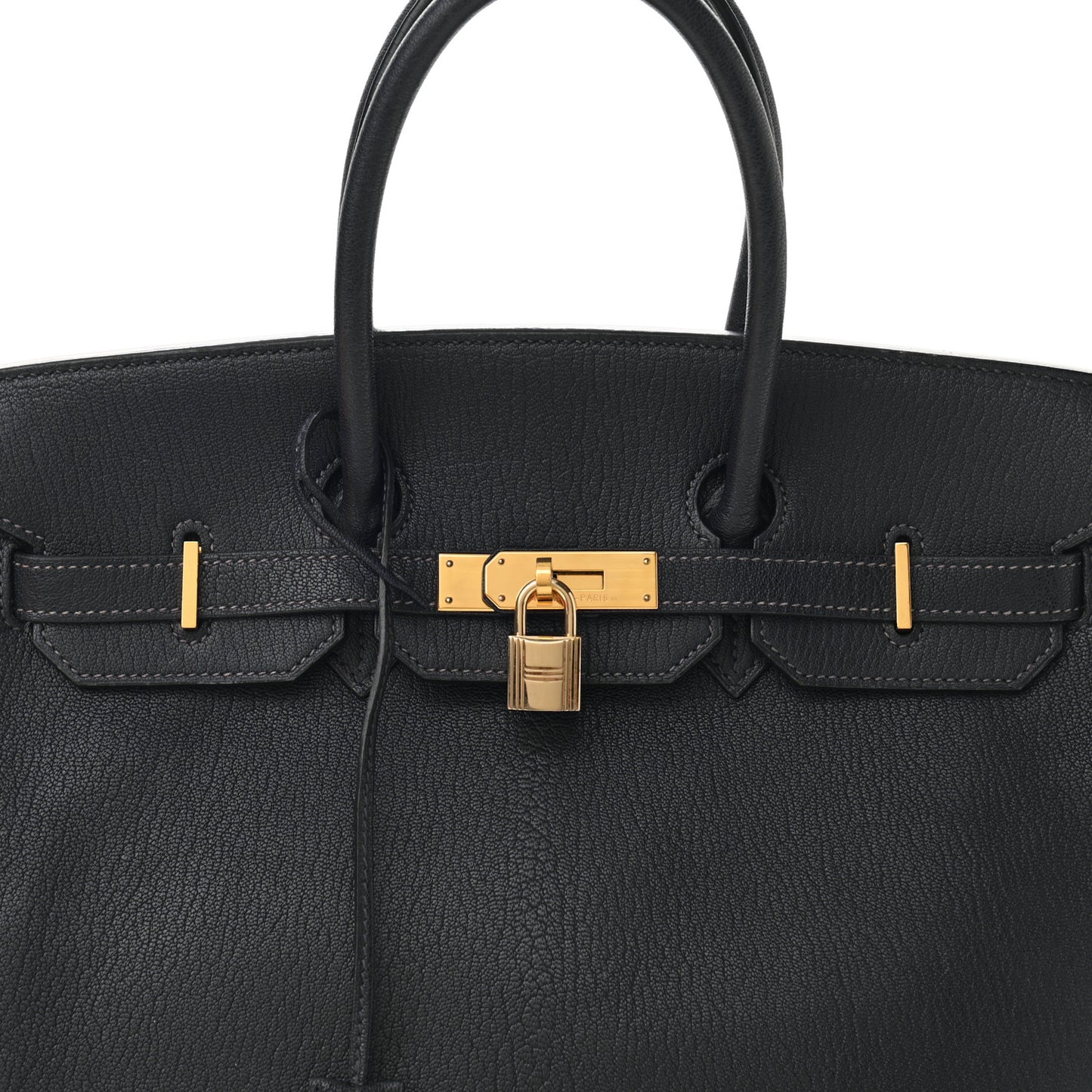 Chevre de Coromandel Birkin 35 Bleu Indigo