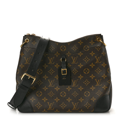 Louis Vuitton Monogram Odeon MM Black 1 of 9