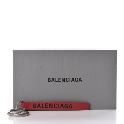 Balenciaga Calfskin Everyday Keyring Charm Poppy 5 of 5
