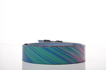 Louis Vuitton Epi Tropical Printed Essential V 35MM Belt 80 32 Blue Rose 3 of 8