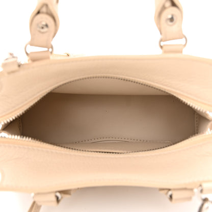Balenciaga Grained Calfskin Neo Classic Silver Hardware Mini City Cream 5 of 11