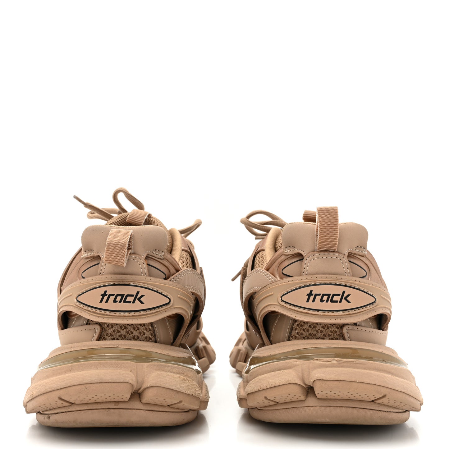 Mesh Rubber Uni-Matte Full Color Womens Track Sneakers 37 Full Beige