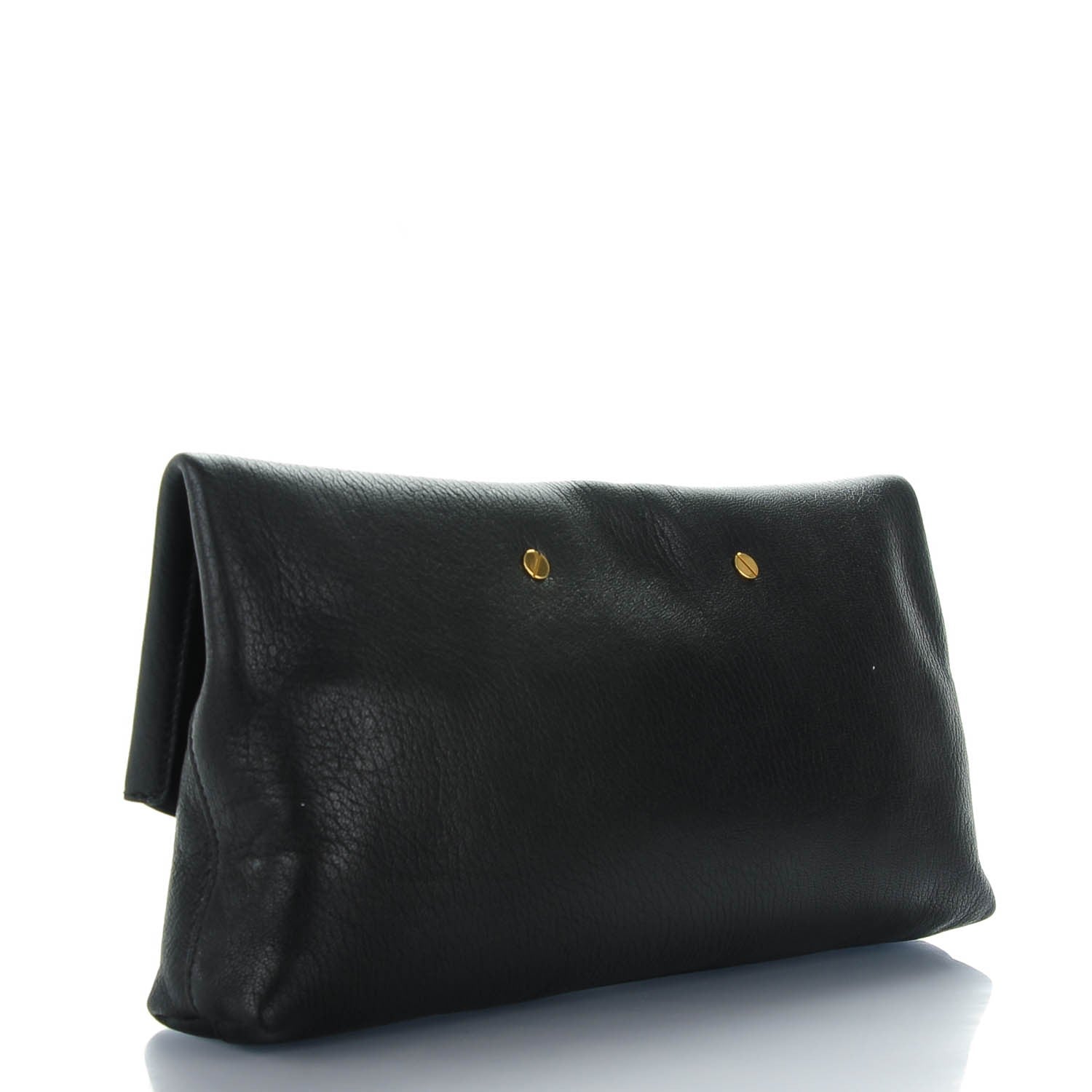 Chloe Grained Calfskin Drew Folded Clutch Black 3 of 7