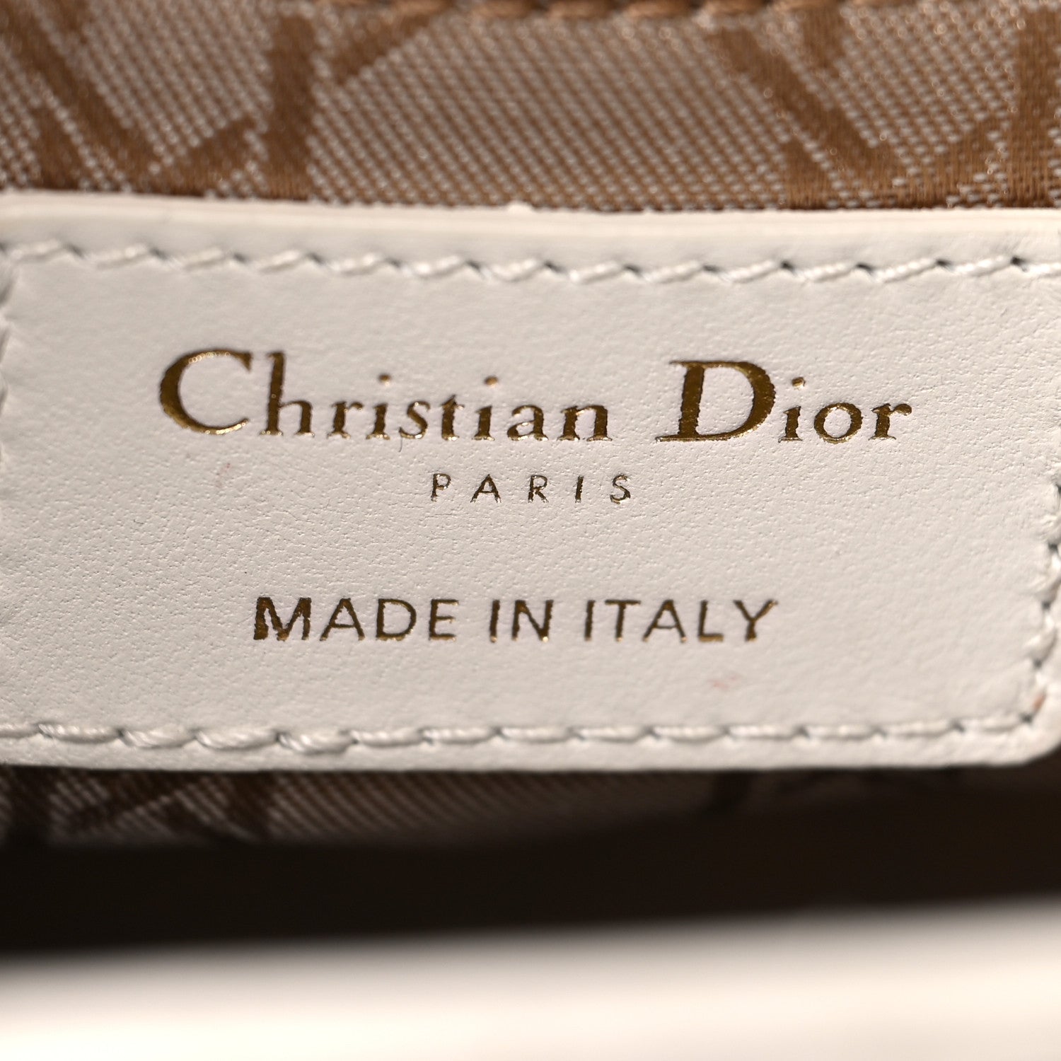 Christian Dior Lambskin Cannage Small My ABCDior Lady Dior White 6 of 14
