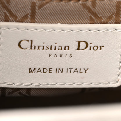 Christian Dior Lambskin Cannage Small My ABCDior Lady Dior White 6 of 14