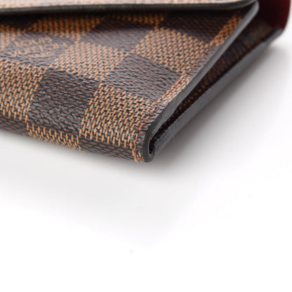Louis Vuitton Damier Ebene Josephine Wallet Red 8 of 12