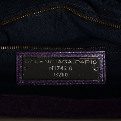 Balenciaga Agneau Classic Hardware Work Raisin 5 of 8