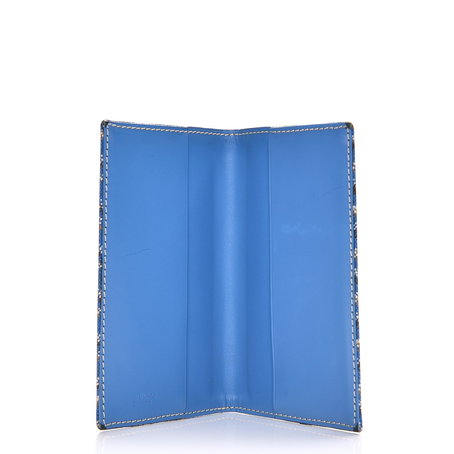 Goyard Goyardine Passport Holder Sky Blue 207637 – FASHIONPHILE