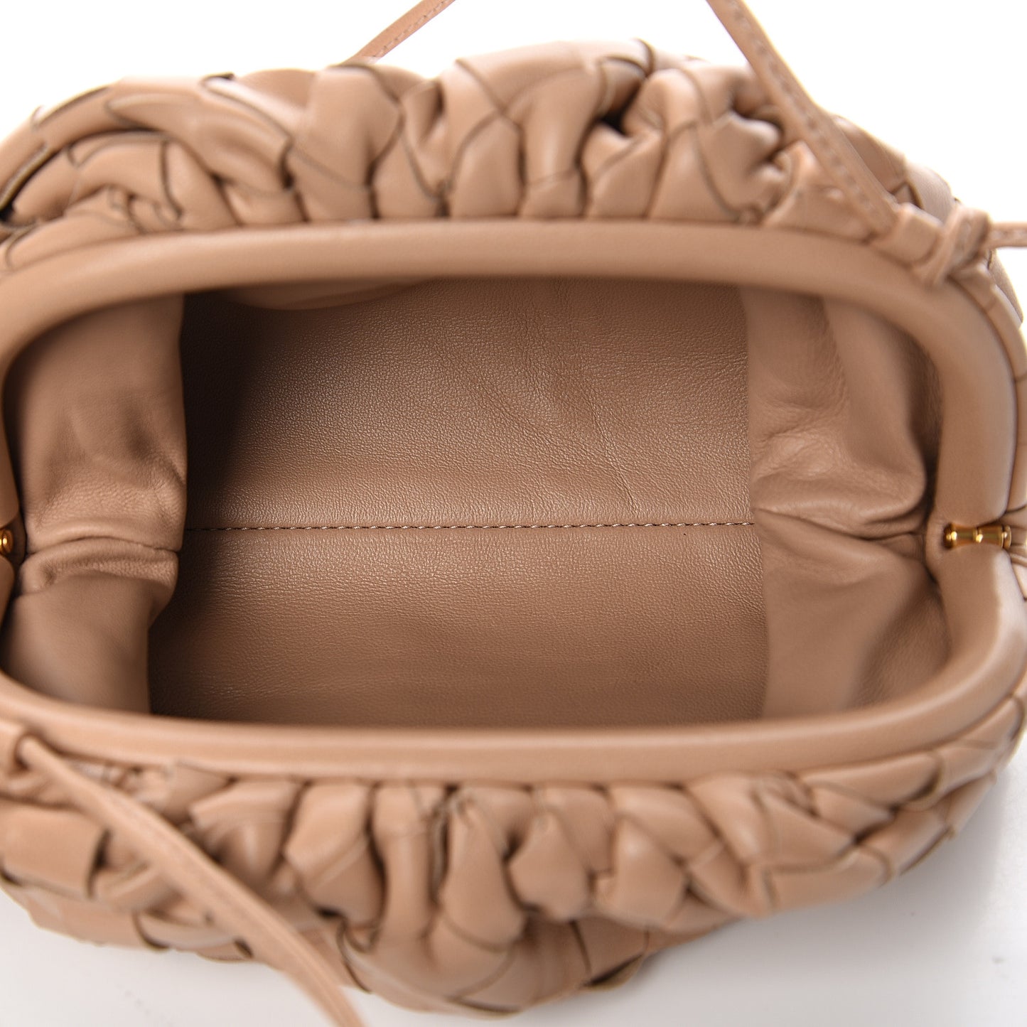Nappa Intrecciato The Mini Pouch Sandalwood