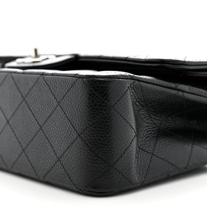 Chanel Caviar Quilted Medium Double Flap Black 10 of 11