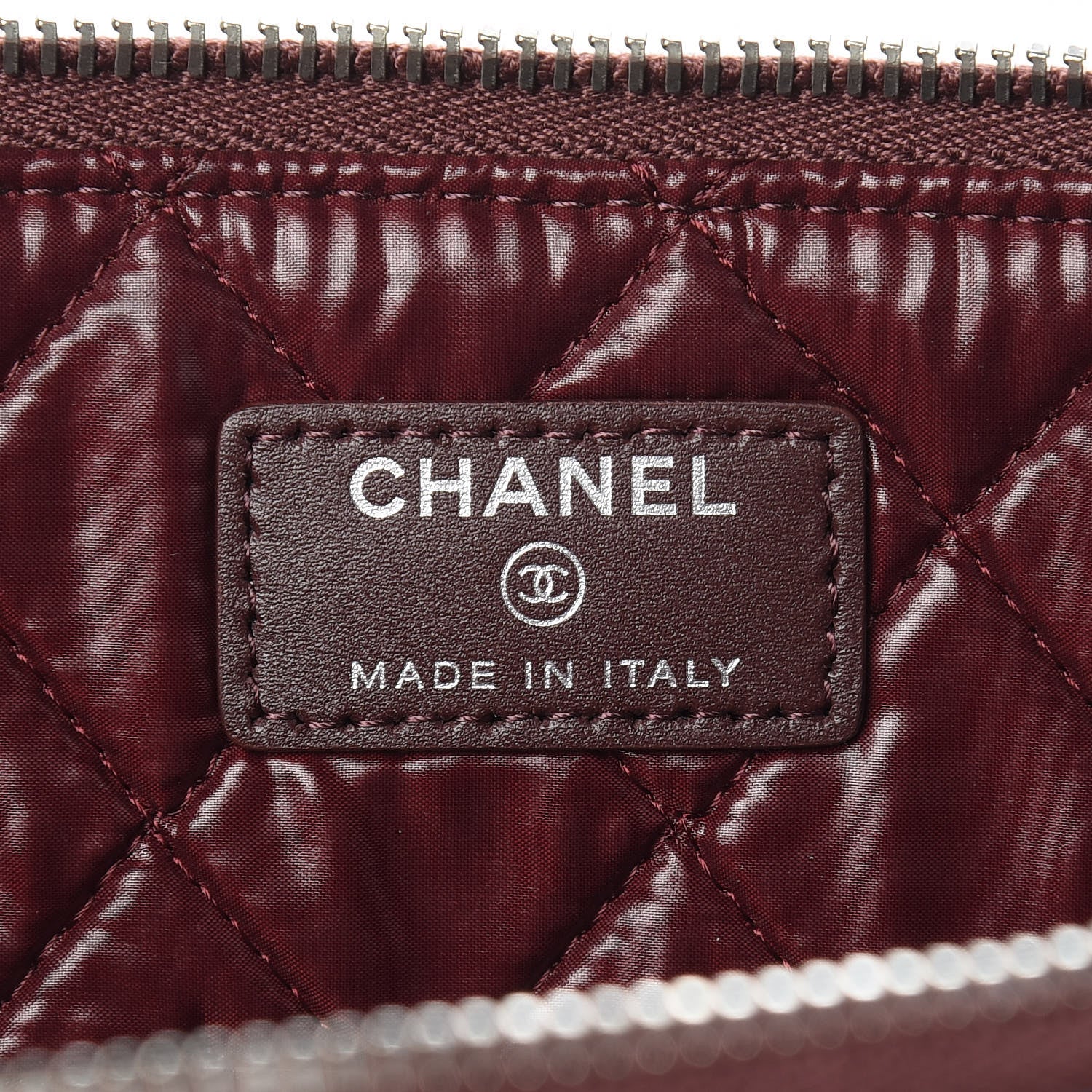 Chanel Caviar Quilted Large Slide Pouch Black 6 of 7