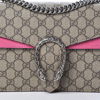 Gucci GG Supreme Monogram Small Dionysus Shoulder Bag Pink 8 of 11