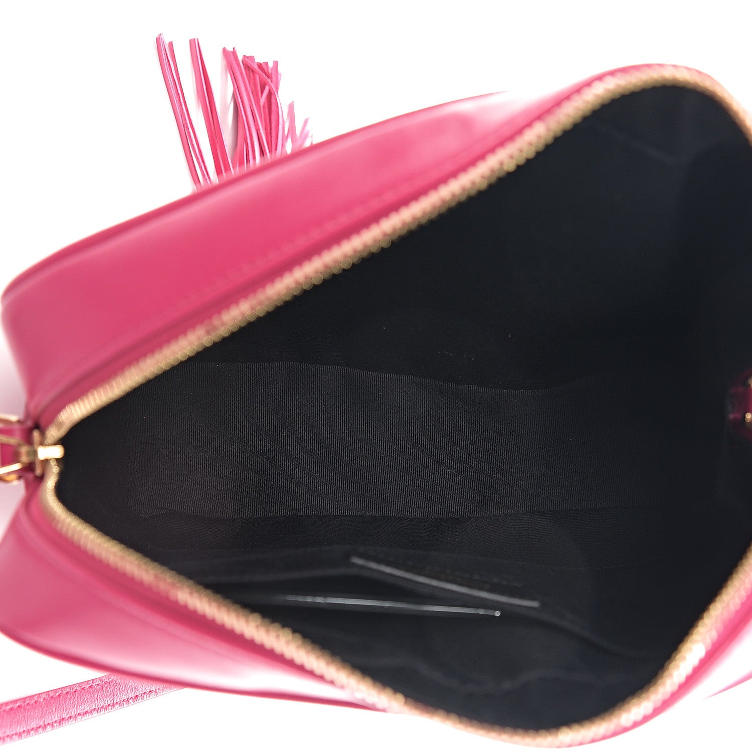 Saint Laurent Calfskin Matelasse Monogram Lou Camera Bag Bright Pink 4 of 8