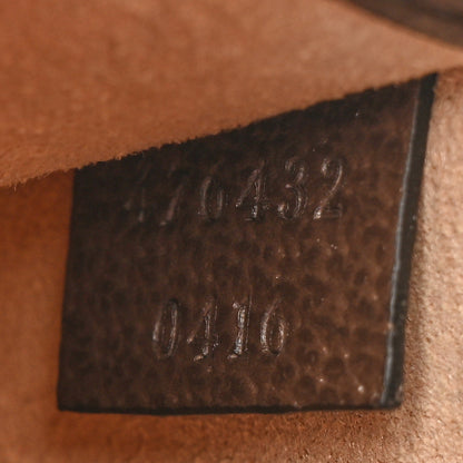 Gucci Monogram Jumbo GG Textured Dollar Calfskin Super Mini Dionysus Shoulder Bag Camel Ebony New Acero 7 of 10