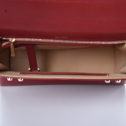 Delvaux Calfskin GM Tempete Satchel Red 6 of 10