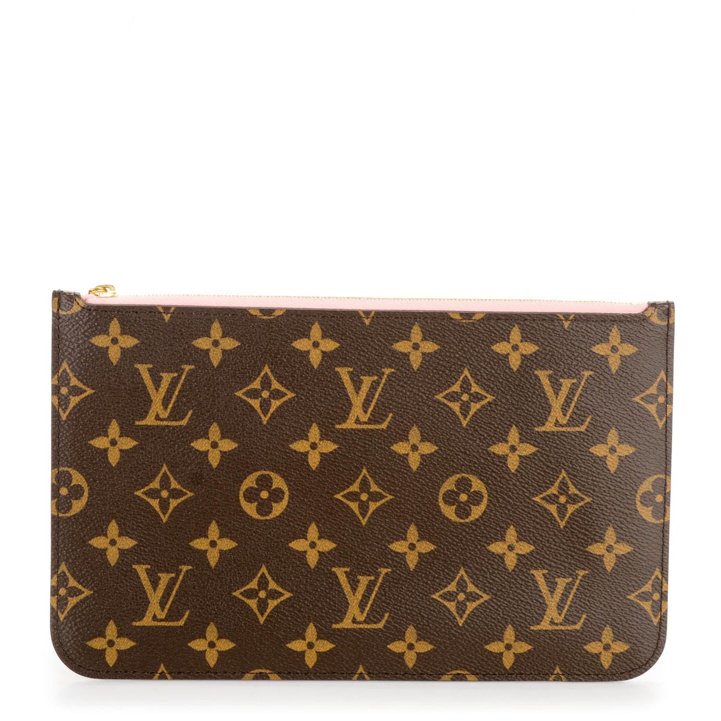 Monogram Neverfull MM GM Pochette Rose Ballerine