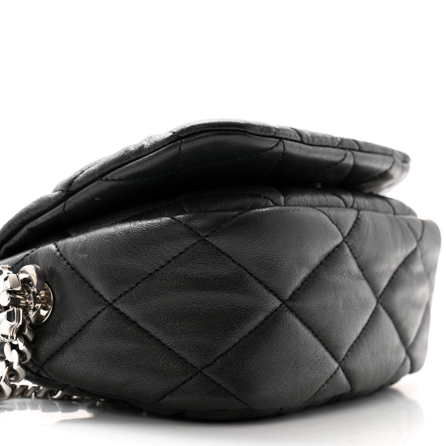 Burberry Calfskin Quilted Small Shield Shoulder Bag Slate 9 of 12